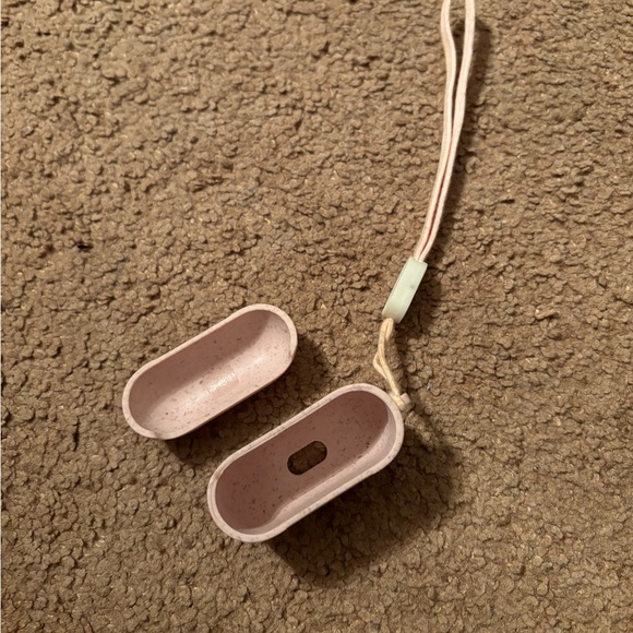 APPLE AIRPODS ORGANIC CASE 3RD GEN pink eco friendly air pods protective travel - Picture 3 of 3